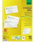 SIGEL 328026000 SIGEL Visitenkarte 3C LP7 96 85x55mm 225g wei&szlig; 400 St./Pack. P