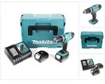 Makita DHP 453 RFJ Akku Schlagbohrschrauber 18V 42Nm + 2x Akku 3,0Ah + Ladeger&auml;t +