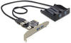 Delock Front Panel 2 x USB 3.0 + PCI Express Card 2 x USB-Adapter PCIe 4 Anschlüsse