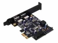 SilverStone EC04-E - PCIe - USB 3.2 Gen 1 (3.1 Gen 1) - Schwarz - 5 Gbit/s -