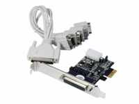 Longshine LCS-6324P, PCIe, Seriell, PCIe 1.1, Oxford OX954, 230,4 Kbit/s, 128 B