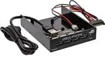 "INLINE - USB 3.0 Hub - 4-fach f&uuml;r den 8,89cm (3,5"") Schacht - schwarz"