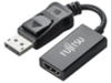 Fujitsu Videoanschluß DisplayPort / HDMI 15 cm Schwarz 4K Unterstützung für