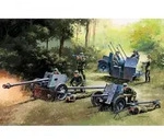 7026 - Modellbausatz,1:72 German Guns Set: PAK35-PAK40-FLAK38