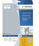 HERMA 4593, Silber, Rechteck, A4, Universal, Polyester, Matte