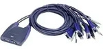 ATEN Petite KVM Switch mit Audio, USB, 4-fach
