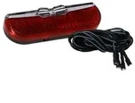 "Trelock E-Bike-R&uuml;cklicht "Duo Flat LS 611", LED, 6-12V, rot/schwarz"