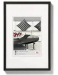 Walther AJ342B, Aluminium, Schwarz, Einzelbilderrahmen, Matte, Wand, 29,7 x 42 cm