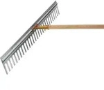 Alu-Rechen Arbeits-B.750mm Zinken-L.80mm 28 Zinken
