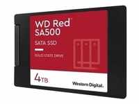WD Red SA500 NAS SATA SSD WDS400T1R0A - 4 TB SSD - intern - 2.5" (6.4 cm)