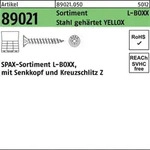 Schraubensortiment R 89021 Montagekoffer L-BOXX YELLOX 1 St&uuml;ck SPAX