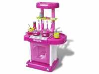 vidaXL Spielküche mit Licht und Soundeffekten Rosa