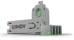 Lindy USB Port Blocker - USB-Portblocker - gr&uuml;n