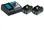 Makita DC18RC - Power Source Kit - Batterieladeger&auml;t + Batterie 2 x