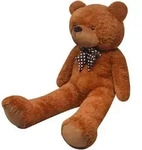 vidaXL Teddyb&auml;r Kuscheltier Pl&uuml;sch Braun 242 cm