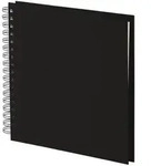 Fotoalbum Whire-O 60 Seiten 230x230mm schwarz/offwhite