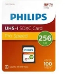 Philips SDXC Card 256 GB Class 10 UHS-I U3 V30 A1 Extended Capacity SD 256 GB