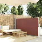 vidaXL Ausziehbare Seitenmarkise 120x300 cm Braun