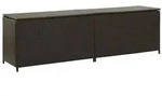 vidaXL Gartenbox Poly Rattan 200x50x60 cm Braun