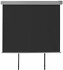 vidaXL Balkon-Seitenmarkise Multifunktional 150x200 cm Schwarz