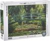 Eurographics Puzzle Japanische Brücke von Claude Monet, 1000 Teile, 68 x 48 cm,