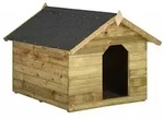 vidaXL Hundeh&uuml;tte mit &ouml;ffnendem Dach Impr&auml;gniertes Kiefernholz