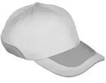 "Ansto&szlig;-Kappe "GREG" ELYSEE - Kopfweite 53-59 cm - wei&szlig; - 65% PL, 35% BW/...