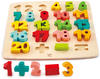 Hape Puzzle mit Zahlen & Rechensymbolen (Kinderpuzzle)