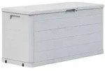 vidaXL Garten-Aufbewahrungsbox 280 L Hellgrau
