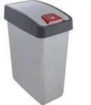 "keeeper Abfalleimer "magne", 25 Liter, silber / anthrazit"