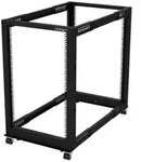 StarTech.com 19-Zoll Serverschrank - 18HE Laborgestell - Tiefenverstellbar 56 bis 102