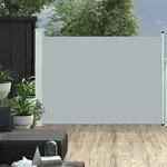 vidaXL Ausziehbare Seitenmarkise 120&times;500 cm Grau