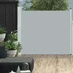 vidaXL Ausziehbare Seitenmarkise 100x300 cm Grau