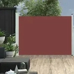 vidaXL Ausziehbare Seitenmarkise 100&times;500 cm Braun