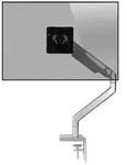 Humanscale M2.1 Monitor Tischhalterung Klemme, schr&auml;g, silber (M21CMSBTB)