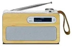 LENCO DAB+ Taschenradio PDR-040 Bamboo White