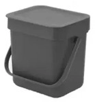 Brabantia 209888, Schwarz, Kunststoff, Beh&auml;lter, Monochromatisch, Drinnen,