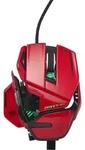 MadCatz R.A.T. 8+ ADV Ergonomische Gaming-Maus USB Optisch Rot, Schwarz 11 Tasten