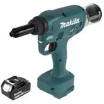 Makita DRV 250 F1 Akku Blindnietsetzger&auml;t 18V 20kN Brushless + 1x Akku 3,0Ah -...