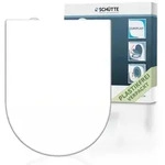 Duroplast WC-Sitz WHITE, D-Form, mit Absenkautomatik und Schnellverschluss