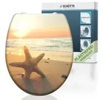 Duroplast WC-Sitz SEA STAR, mit Absenkautomatik und Schnellverschluss