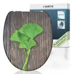 Duroplast WC-Sitz GINGKO&WOOD, mit Absenkautomatik