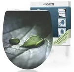Duroplast HG WC-Sitz RAINDROP, mit Absenkautomatik und Schnellverschluss