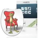 Duroplast WC-Sitz FROG KING, mit Absenkautomatik