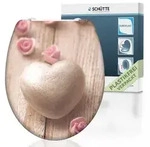 Duroplast WC-Sitz ROMANTIC, mit Absenkautomatik und Schnellverschluss