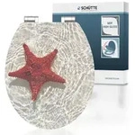 MDF HG WC-Sitz RED STARFISH, mit Absenkautomatik