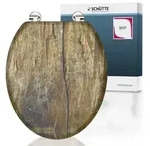 MDF WC-Sitz SOLID WOOD