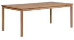 vidaXL Gartentisch 200x100x77 cm Massivholz Teak