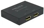 Delock DisplayPort 2 - 1 Switch bidirectional 8K 30 Hz