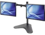 Manhattan 461559 Monitor-Standfu&szlig; 2 Display(s) 33,0 cm (13 ) - 81,3 cm (32 ) Schwarz